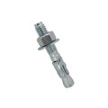 1 2 In X 3 Wedge Anchor Bolt Fasteners For Concrete Cement Brick Heavy Duty Zinc Plated Steel With Nuts And Washers 50 Pack 
