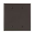 Leviton 80525 Br Wp 2g 2blank Midway Size 