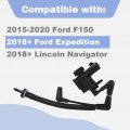 Vacuum Solenoid Valve Line Tube Kit Fits For 2015-2020 Ford F150 2018-2022 Expedition Lincoln Navigator Auto-locking Hub Check