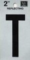 Hy-ko Rv-25 T 2 Black Vinyl Self-stick Reflective Letter 