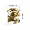 Uxcell Cam Lock Nut For Furniture 20pcs 9 35x9 6mm Joint Connector Locking Nuts Connecting Fittings