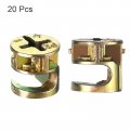 Uxcell Cam Lock Nut For Furniture 20pcs 9 35x9 6mm Joint Connector Locking Nuts Connecting Fittings