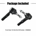 X Autohaux 2pcs Front Outer Tie Rod End Links Suspension Steering Part Es800640 For Gmc Terrain 10-17 Chevrolet Equinox