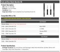 Front And Rear Shock Absorber Kit 4 Piece Compatible With 1982-2003 Chevy S10