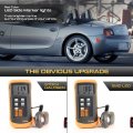 Vipmotoz Full Led Strip Side Marker Lights Fender Parking Lamps Compatible With 2003-2008 Bmw Z4 E85 E86 Convertible Chrome