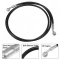 X Autohaux Brake Hose Motorcycle Hydraulic Line Oil Pipe Fitting For Atv Motocross Racing Bike 150cm Black 1 Set