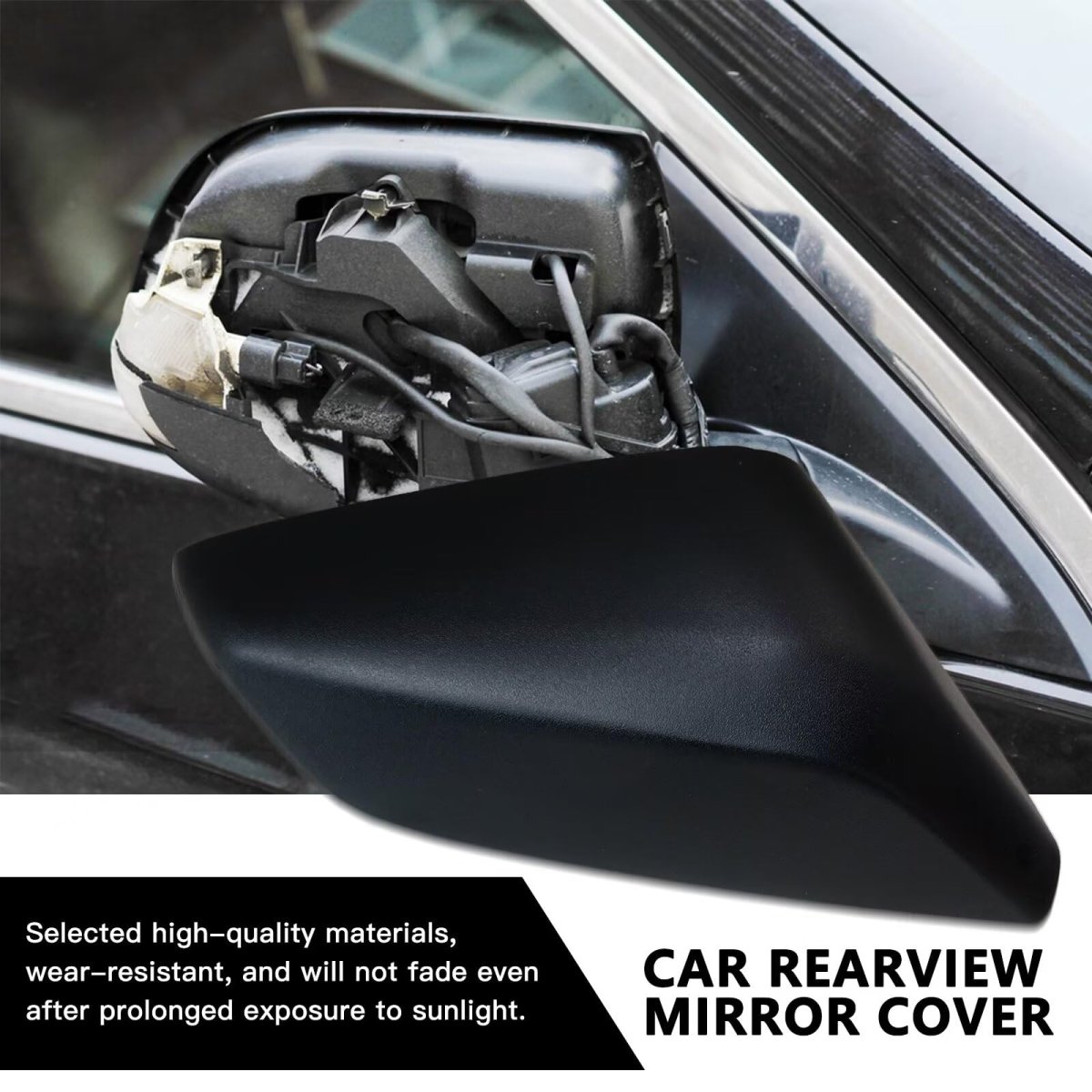 2024 Version Mirror Cap Cover Passenger Side For Chevrolet Malibu 2016-2020 Black 84026842