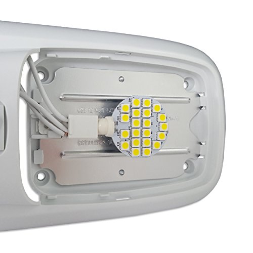 10 New Rv Led 12v 4200k Ceiling Fixture Double Dome Pancake Light For Camper Trailer Marine