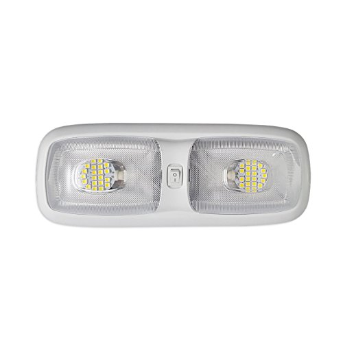 10 New Rv Led 12v 4200k Ceiling Fixture Double Dome Pancake Light For Camper Trailer Marine