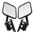 Newyall Pair Door Off Mirror For Jeep Wrangler 1997-2018 Left And Right Rectangular Quick Release Side View