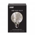 Feit Electric Fy G25 Sw Cr Led 1w Decorative Fairy Crackle Glass Magical Glow G25 27k Led Light Bulb 4 9 H X 3 1 D 2700k Soft