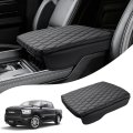 Center Console Cover For 2019-2025 2026 Dodge Ram 1500 2500 3500 Accessories Armrest Cushion Nappa Leather Middle Covers Pad 