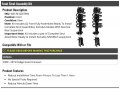 Front Strut And Coil Spring Assembly 2 Piece Kit Compatible With 2008-2019 Dodge Grand Caravan