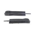Fog Light Covers For Chevy Malibu 2010 2011 2012 Front Driver And Passenger Side Pair Textured Black Bumper Grille Replacement 