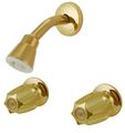 8 Two-way Shower Valves Compression Stems Polish Brass Finish By Plumbusa 34100pvd 