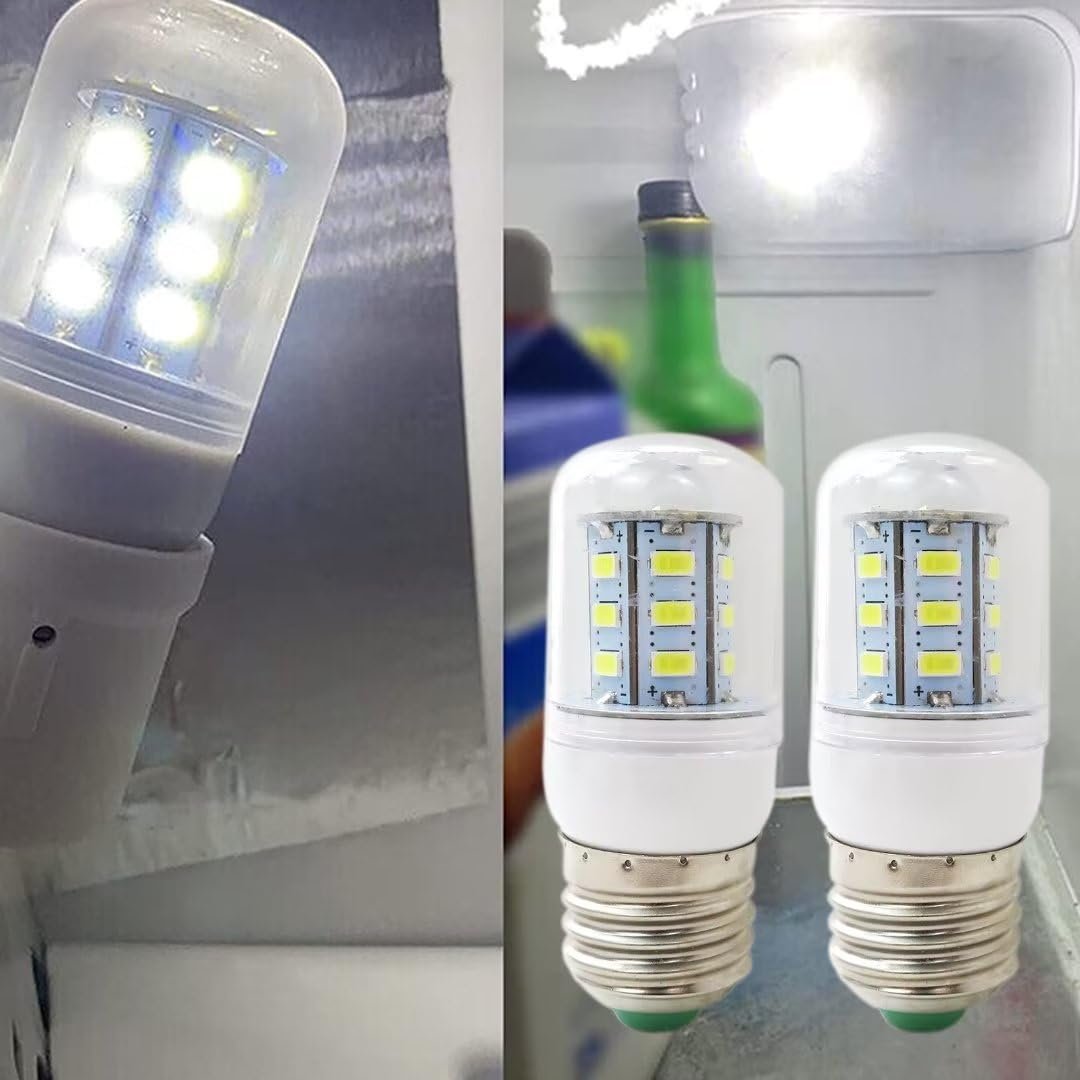 2pcs 5304511738 Led Light Bulb Refrigerator Replace Ps12364857 Ap6278388 E27 5w Corn Bulbs Ac220-240v White Lamp For Fridge