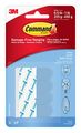 Command Small Clear Refill Strips 16 Sets Of 