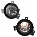 Winjet Fog Light For 2001 2002 2003 Ford Ranger Bumper Driving Lamps Assembly Oem Lamp Replacement With Bulb H10 12v 42w Chrome 