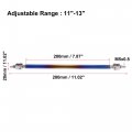 X Autohaux 2pcs 11 -13 Car Adjustable Front Bumper Lip Splitter Strut Tie Rod Bar Universal Multicolor