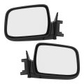 Door Mirrors For Nissan Frontier 1998 2004 Driver And Passenger Side Pair Paintable Manual Folding Adjust Non Heated Ni1320139 