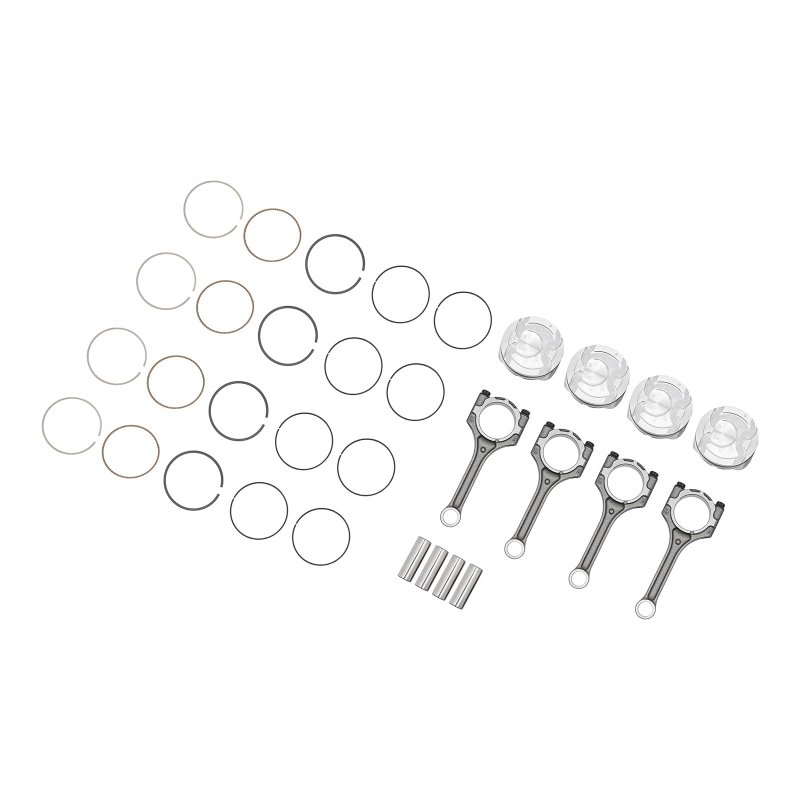 4pcs Connecting Rod Piston Kits For 2012 2013 2014 2015 2016hyundai Kia Accent Rio 1 6l Dohc 23041-2b600 23041-2b610