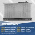 Dpi 2777 Factory Style 1-row Cooling Radiator Compatible With Subaru Crosstrek Forester Impreza Legacy Outback 0l 2 5l Na At