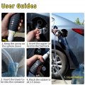 Kimiss Car Fuel Tank Sucker Multifunction Liquid Water Pump Oil Transfer Siphon For Gasoline With 2m Syphon Hose Completeset