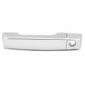 Dna Motoring Front Driver Outer Door Handle For 05-10 Nissan Armada 04 Pathfinder 04-15 Titan W Keyhole Chrome Oem-dho-01425 