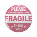 1080 Graphics Please Handle With Love Fragile Thank You Key Chain Stainless Steel Keychain Ring 