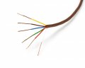 Thermostat Wire 18 6 Brown Solid Copper Gauge Conductor Cl2 Ul Listed Cmr Riser Rated Cl3 Residential Commercial And Industrial 