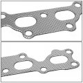 Aluminum Exhaust Manifold Header Gasket Set Compatible With 90-93 Mazda Miata 1 6l