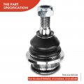 A-premium Set Of 4 Front Lower Ball Joint Outer Tie Rod End Compatible With Dodge Dakota 2005-2010 Mitsubishi Raider 2006-2009