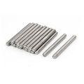 Uxcell M5 X 50mm 304 Stainless Steel Fully Threaded Rod Bar Studs Silver Tone 20 Pcs