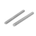 Uxcell M5 X 50mm 304 Stainless Steel Fully Threaded Rod Bar Studs Silver Tone 20 Pcs