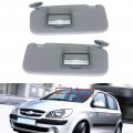 Gray Car Sunvisor Sun Visor W Mirror For Hyundai Getz 2002-2012 Right Left