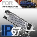 Nsautolighting Renegade Led License Plate Light For 2015-2021 Jeep Rear Tag Number Lamp Oem Error Free Lamps 6000k Xenon White