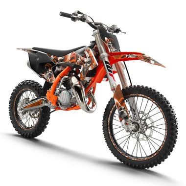 2009-2015 Sx 65 Jester Orange Senge Graphics Base Kit For Ktm