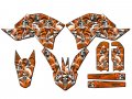 2009-2015 Sx 65 Jester Orange Senge Graphics Base Kit For Ktm