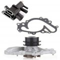 1204190 Water Pump Thermostat Housing Kit Replacement001-2006 For Chrysler Sebring 2 7l 2001-2006 Dodge Stratus 2 7ater Pump 