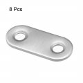 Uxcell Repair Plate 37mmx16mm Flat Fixing Mending Corner Brace Bracket Connector Pack Of 8
