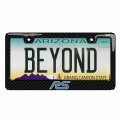 Ipick Image For Ford Focus Rs Black Real 3k Carbon Fiber Finish Abs Plastic License Plate Frame