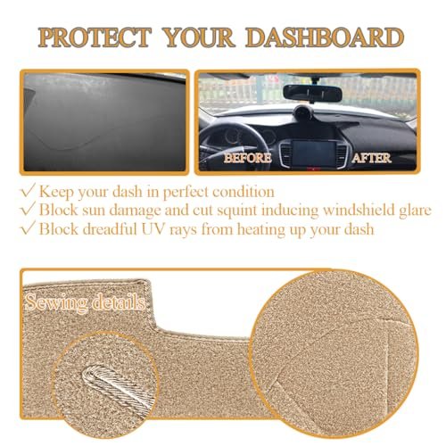 Dash Cover Mat Custom Fit For Nissan Altima 2005 2006 Dashboard Pad 05-06 Beige J57