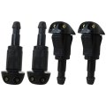 4 Pack 5113049aa Adjustable Front Windshield Wiper Washer Jet Nozzle Spray Assembly For 2008 2018 Dodge Grand Caravan