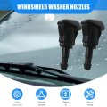4 Pack 5113049aa Adjustable Front Windshield Wiper Washer Jet Nozzle Spray Assembly For 2008 2018 Dodge Grand Caravan