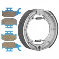 Front Rear Brake Shoes For Suzuki King Quad 400 Ltf400f Lt-f400 Lta400f Lt-a400 2008-2020 Lta400fz 2011-2020 Fa413 Fa414 Drum 