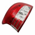 Rear Brake Tail Light Assembly For Toyota Yaris Sedan 2007 2012 Driver Side Lh Replacement 8156152550 To2818133 Red And Clear