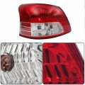 Rear Brake Tail Light Assembly For Toyota Yaris Sedan 2007 2012 Driver Side Lh Replacement 8156152550 To2818133 Red And Clear