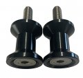Pro-tek Black Swing Arm Spools Made For Triumph Thruxton 1200 1200r 1200rsc Street Cup 2016 2017 2018 2019 2020 2021 2022 2023 