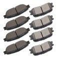 D885 D906 Brake Pads Front And Rear Disc Pad Set For Lexus Es300 2002 2003 Es330 2004 2006 Ceramic Semi Metal With Hardware