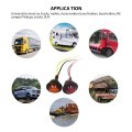 Usonline911 20 Pack 3 4 Round Led Clearance Side Marker Lights For Truck Trailer Rv 10pcs Amber And Red